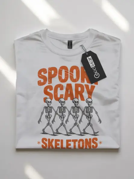 dancing skeleton Halloween t-shirt