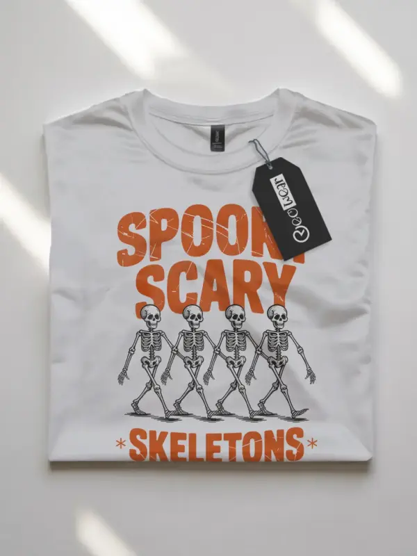 dancing skeleton Halloween t-shirt