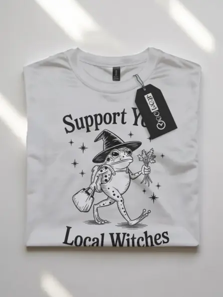 Whimsical Support Your Local Witches Shirt - Image 10