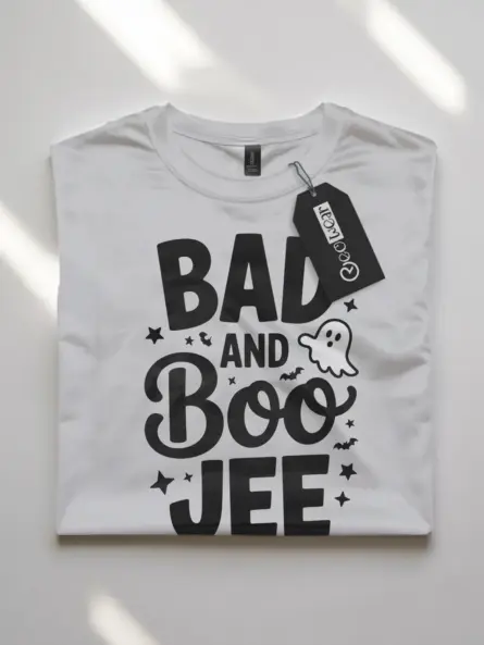 Trendy Bad and Boo Jee Shirt for Halloween - Image 4