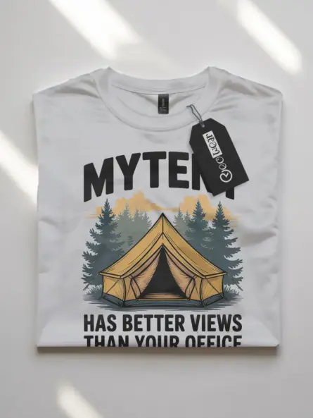 Better Views Camping Quote Shirt – Funny Outdoor Adventure Tee - Image 10