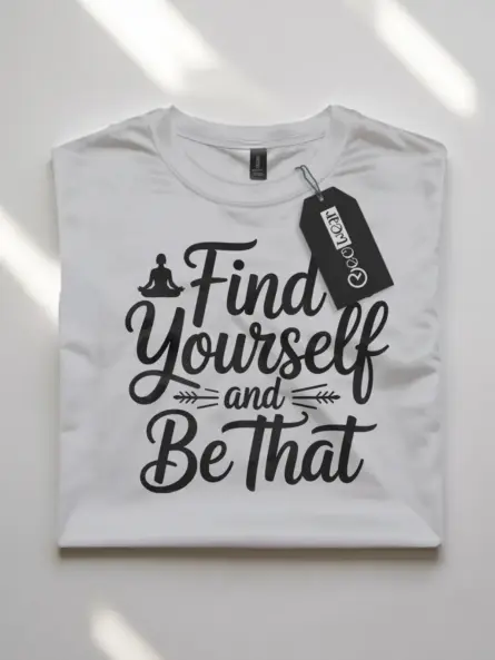 Empowering Find Yourself Meditation T-Shirt - Image 10