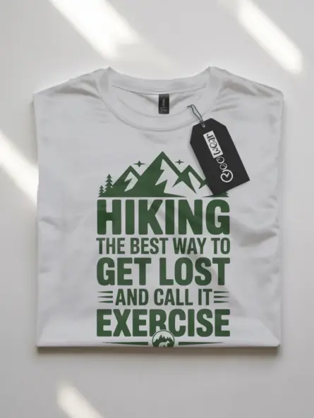 funny hiking T-shirt  for Nature Lovers – Get Lost with Style - Image 10