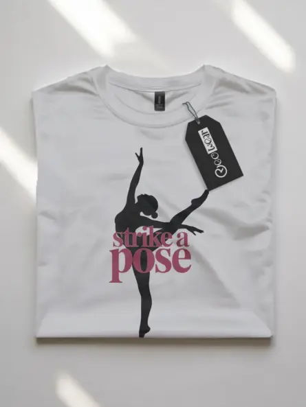 Strike a Pose Dance Pose T-Shirt for Performers & Students - Image 10