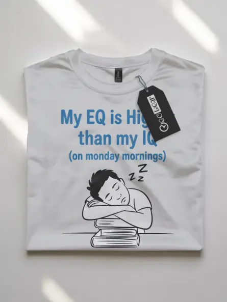 Emotional Intelligence Shirt – Funny EQ vs IQ Tee for Students & Introverts - Image 10