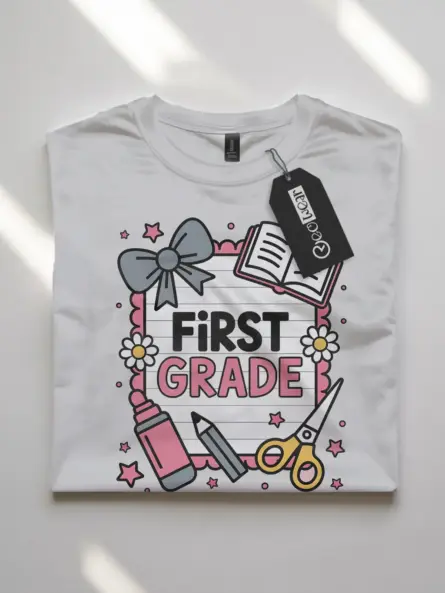 Charming First Grade Shirt – Whimsical Back to School Tee - Image 10