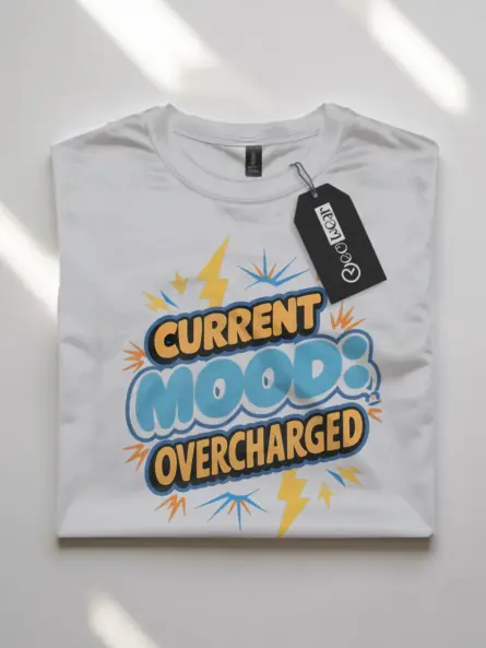 funny electrician mood t-shirt