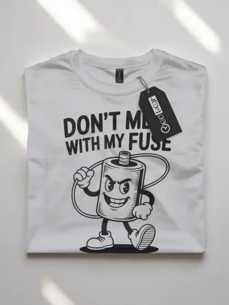 Funny Fuse Electrician T-Shirt - Image 10
