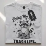 funny raccoon trash panda t-shirt