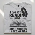 books and pajamas t-shirt