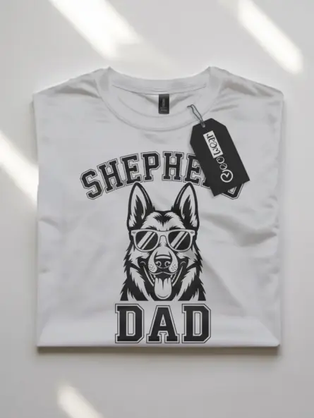 Bold German Shepherd Dad Shirt – Funny Dog Lover Gift Tee - Image 10