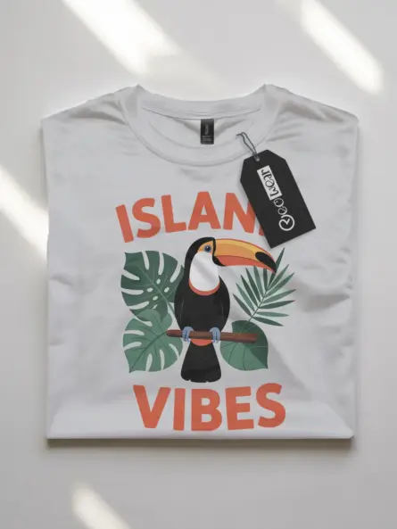 Island Vibes T-Shirt for Summer Vacation – Tropical Retro Tee - Image 10