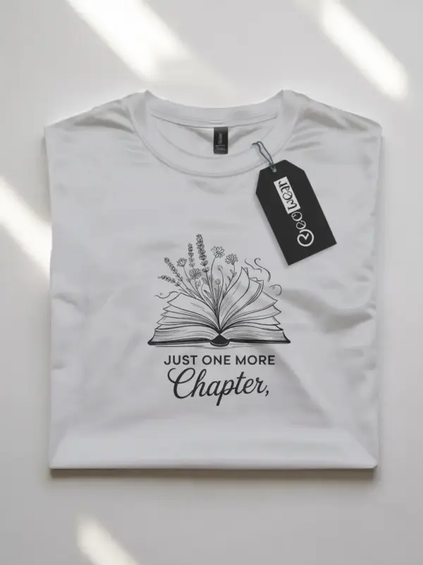 just one more chapter t-shirt