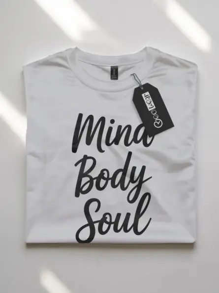 Mind Body Soul T-Shirt – Minimalist Wellness Tee for Mindful Living - Image 10