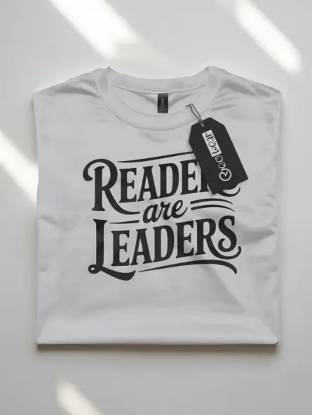 Readers Are Leaders T-Shirt for Teachers - Image 4