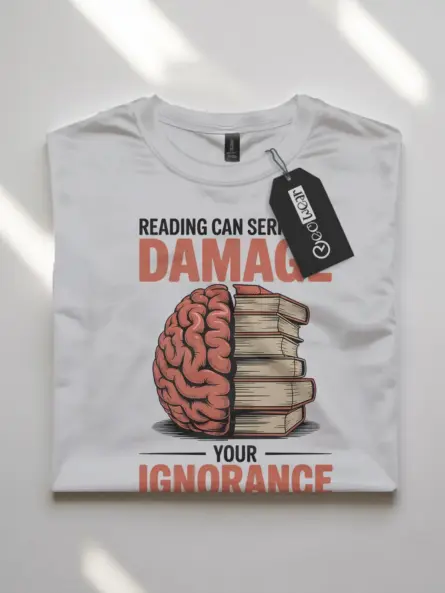 Reading Brain Shirt – Clever Educational Tee for Book Lovers - Image 10