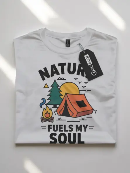 Retro Camping Nature Shirt “Nature Fuels My Soul” Design - Image 10