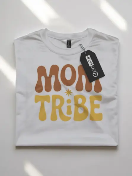 Retro Mom Tribe T-Shirt for Stylish Motherhood Groups - Image 10