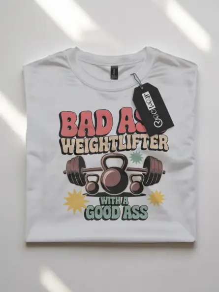 Retro Weightlifter T-Shirt – Funny 70s Gym Graphic for Fitness Lovers - Image 11