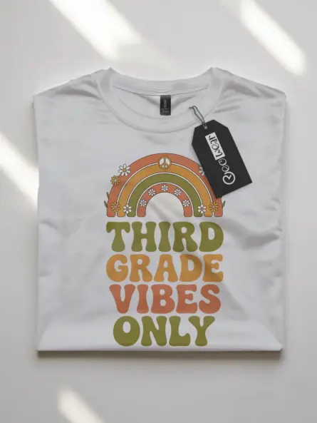 Groovy Third Grade Vibes Shirt – Retro Teacher Tee - Image 10