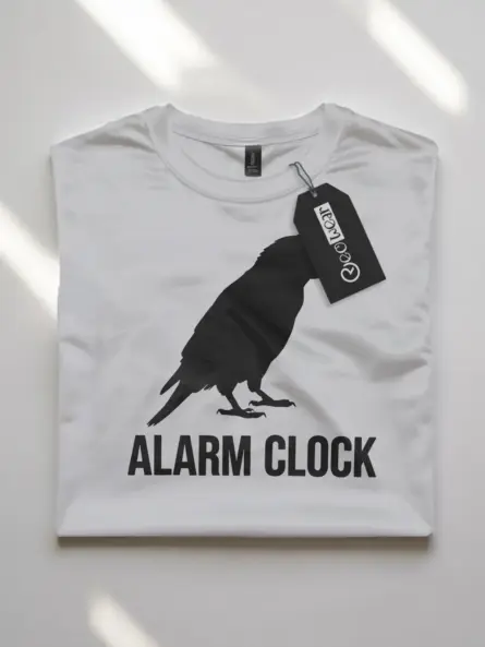 Funny Parrot Alarm Clock T-Shirt for Bird Lovers - Image 10