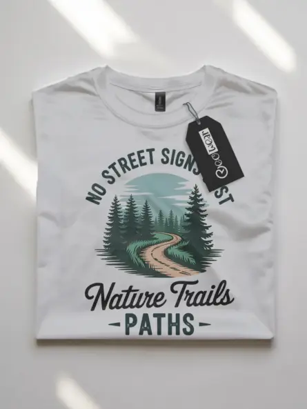 Vintage Nature Trail T-Shirt for Outdoor Explorers - Image 10