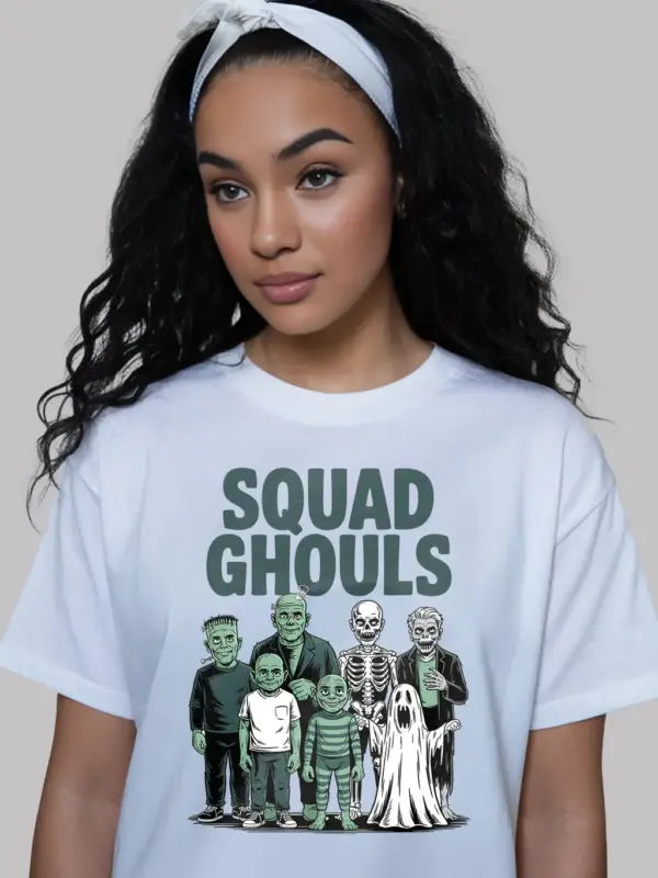 white Shirt – Squad Ghouls T-Shirt