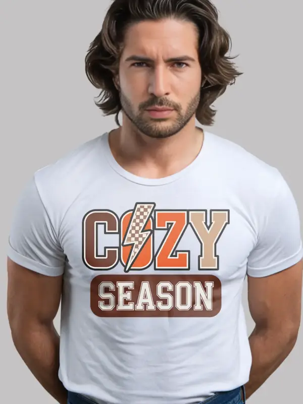 White shirt back – bold cozy season t-shirt for autumn outfits
