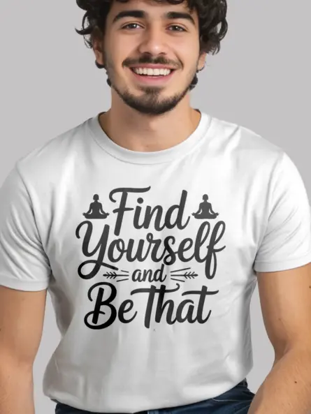 Empowering Find Yourself Meditation T-Shirt - Image 12