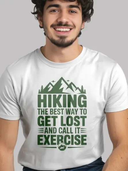funny hiking T-shirt  for Nature Lovers – Get Lost with Style - Image 12