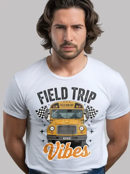 Field Trip Shirt – Vintage School Bus Vibes Tee for Teachers - Image 12