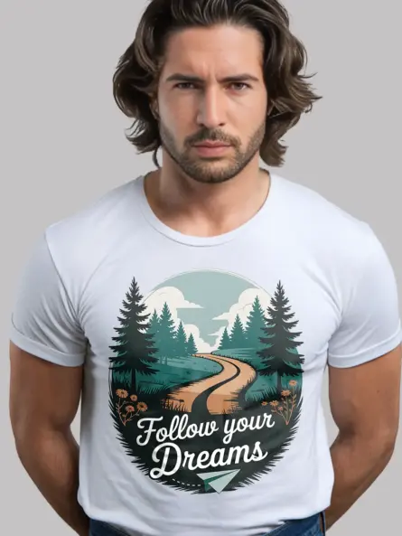 Follow Your Dreams Adventure Shirt – Vintage Nature Tee - Image 12