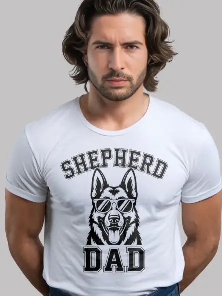 Bold German Shepherd Dad Shirt – Funny Dog Lover Gift Tee - Image 11