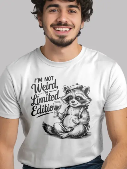 Limited Edition Raccoon T-Shirt for Adults - Image 6