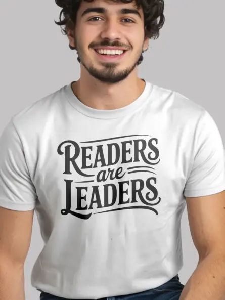 Readers Are Leaders T-Shirt for Teachers - Image 5