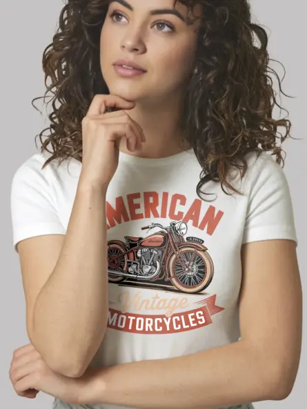 Epic American Vintage Motorcycle T-Shirt – Retro Ride Style - Image 12