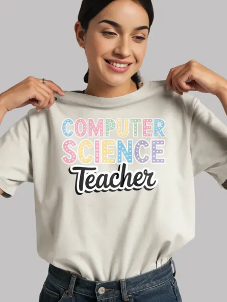 Computer Science Teacher Shirt – Pastel STEM Power Tee - Image 12