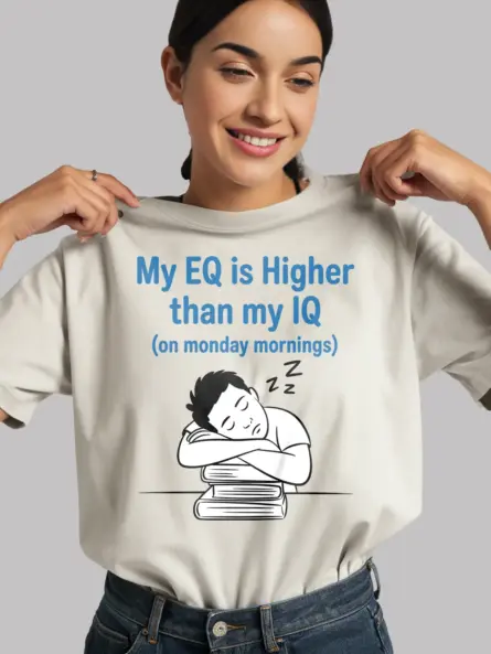 Emotional Intelligence Shirt – Funny EQ vs IQ Tee for Students & Introverts - Image 12