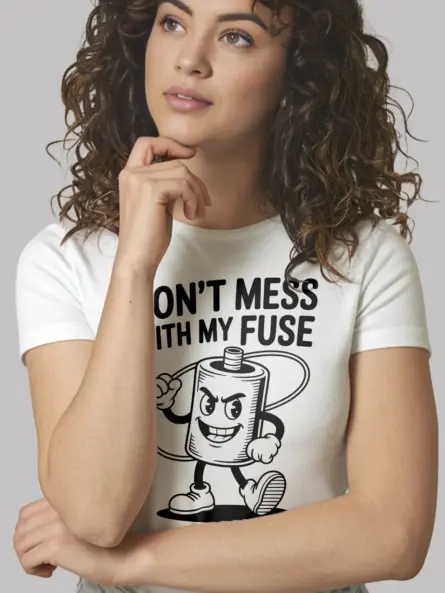 Funny Fuse Electrician T-Shirt - Image 11
