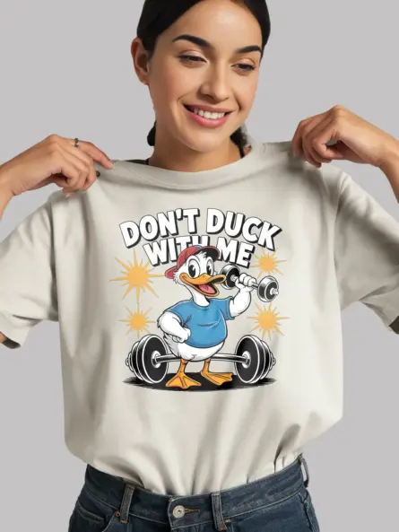 Funny Gym Duck Shirt – Don't Duck With Me Tee for Workout Lovers - Image 11