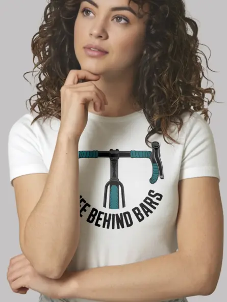 Witty Life Behind Bars Cycling Shirt – Minimalist Road Bike Tee - Image 12