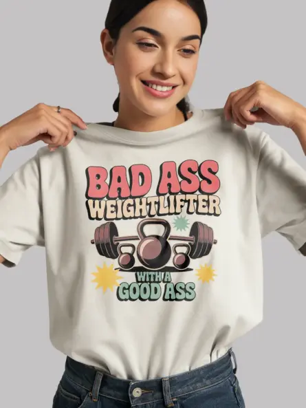 Retro Weightlifter T-Shirt – Funny 70s Gym Graphic for Fitness Lovers - Image 12