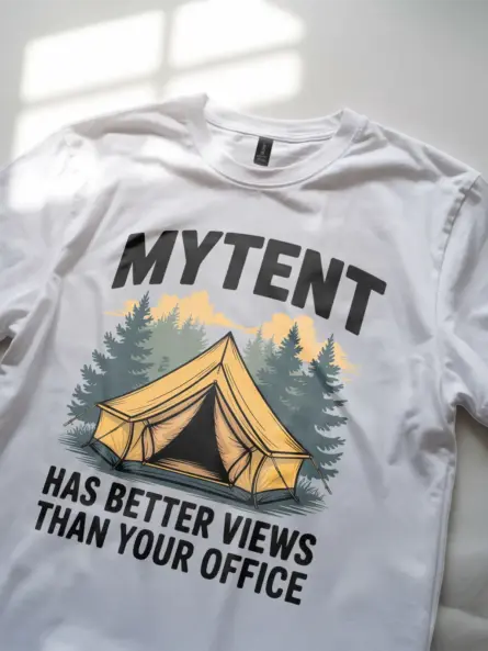 Better Views Camping Quote Shirt – Funny Outdoor Adventure Tee - Image 11