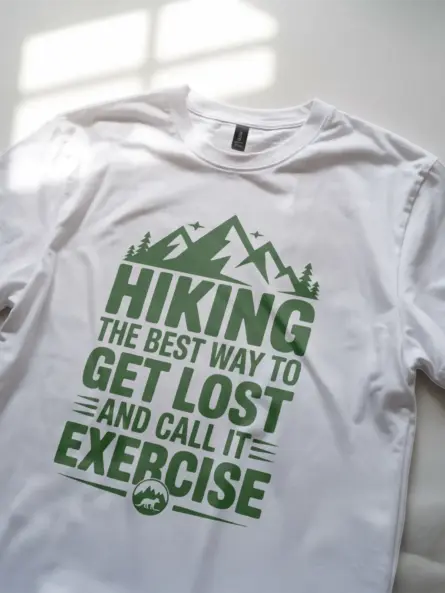 funny hiking T-shirt  for Nature Lovers – Get Lost with Style - Image 11