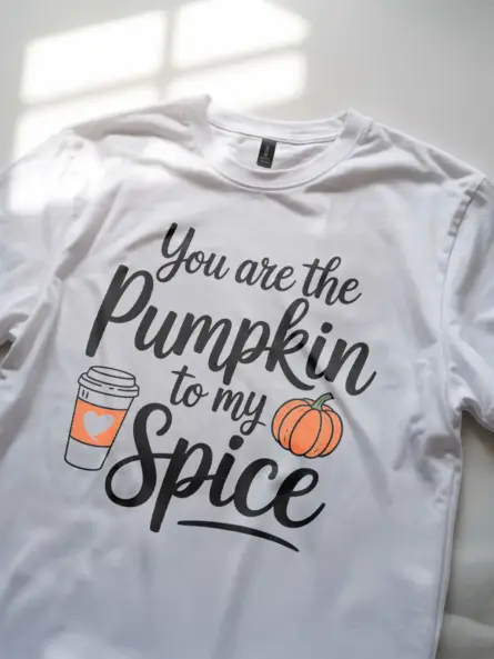 Pumpkin Spice Couple Shirt – Adorable Fall Tee for Partners - Image 11