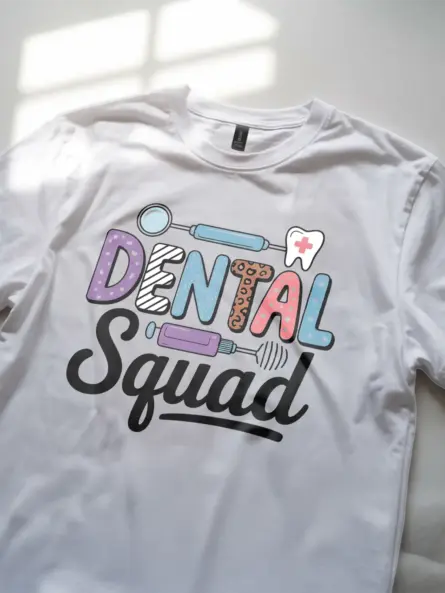 Playful Dental Squad T-Shirt for Dental Teams - Image 2
