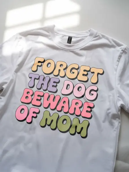Funny Retro Beware of Dog Mom Shirt – Hilarious Gift for Pet Moms - Image 11