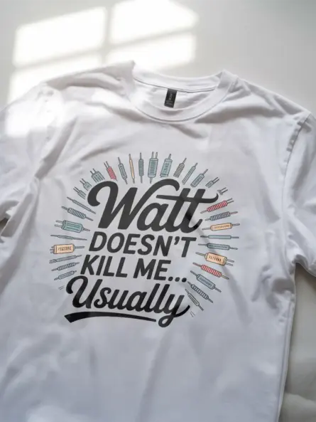 Watt Doesn’t Kill Me... Usually Electrician Pun T-Shirt - Image 12