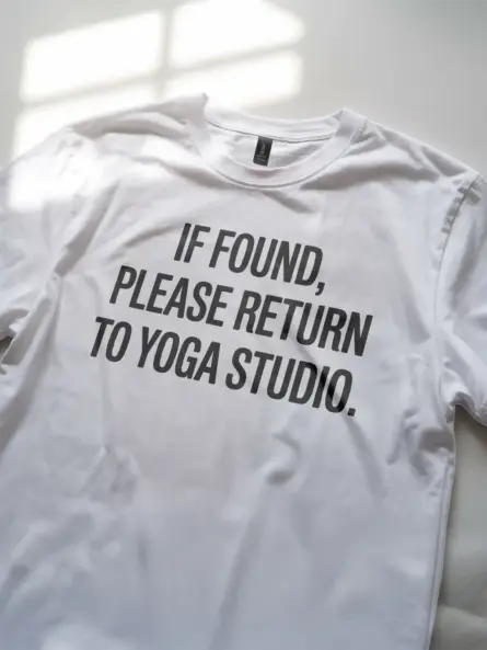 Funny Yoga Studio Shirt – Bold Minimalist Tee with Self-Care Humor - Image 11