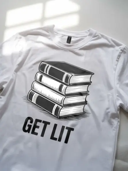 Get Lit Book Shirt – Clever Literary Pun Tee for Readers & Teachers - Image 11